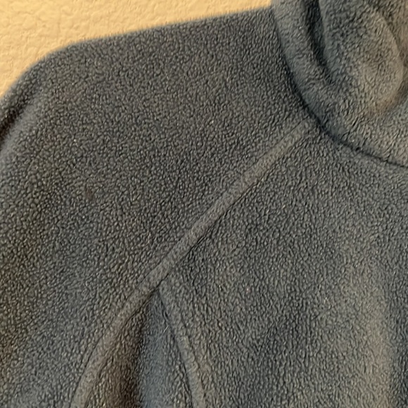 Columbia Zip-up Fleece Navy Blue Women SzL - Picture 7 of 8